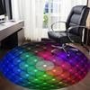 1pc Colorful Sphere Carpet, Round Non Slip Durable Large Size Office Carpet, Suitable for Office