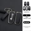 Zinc Alloy Leather Car Key Case For Ford Fusion Edge Mustang Explorer Expedition Mustang Ecosport Ranger F150 F250 350 Key Case