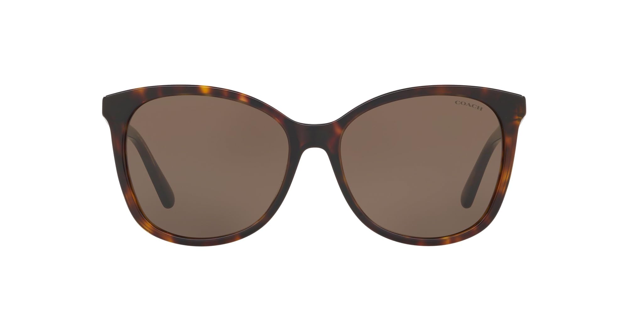 

Sunglasses 0HC8271U 512073 Dark BROWN LENS 57 [Coach] Tortoise/DARK