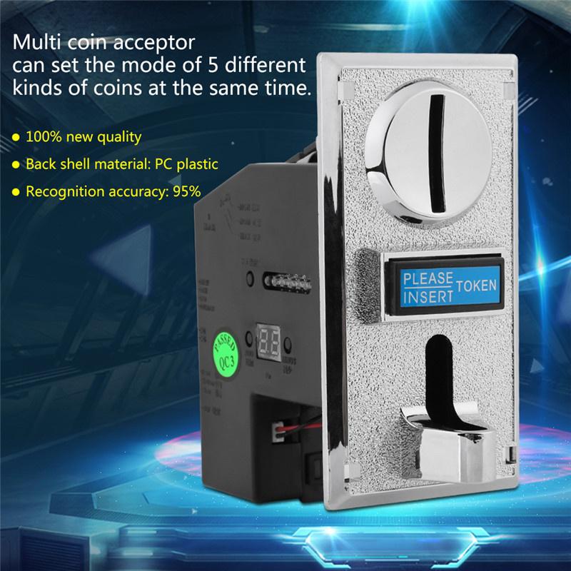 Electronic Coin Acceptor Coin Selector Vending Hines Parts With 