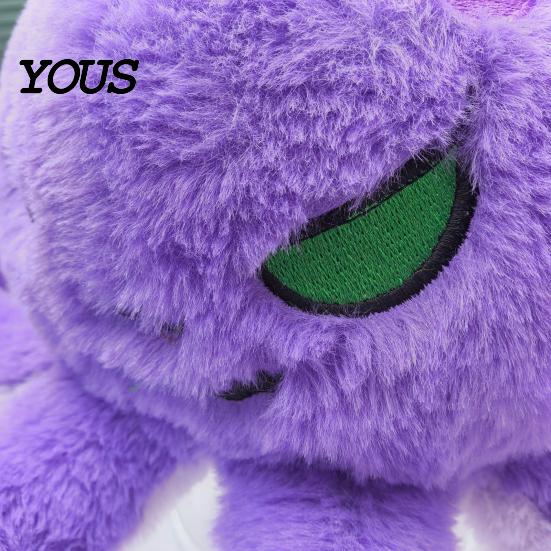 Stuffed Animal Pillow Devil Octopus Plush Toy, Soft Dark Doll Decor, Halloween Eight Tentacle Sea Pillow, Gift for Christmas Birthday Kids Plushie
