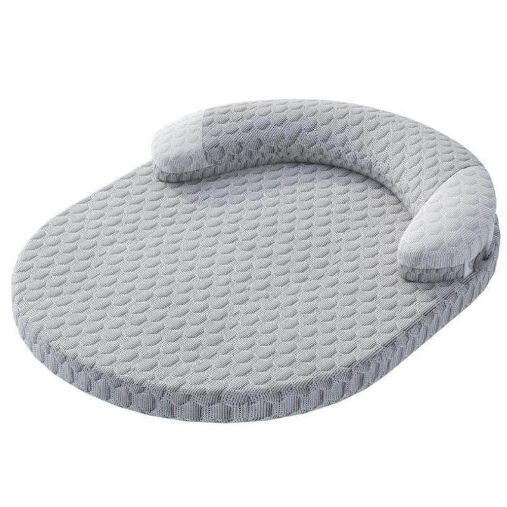 Anti-slip Pet Cooling Mat Removable Cooling Sleeping Pad Summer Dog Sleeping Mat Crate Mat 17.72x13.78 in серый