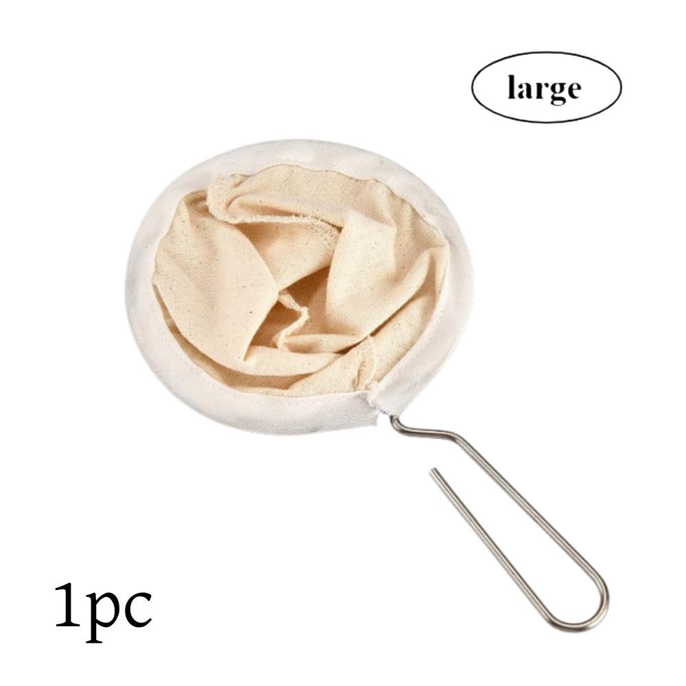 1/2pcs Coffee Filter Bag With Handle Reusable Flannel Filter Cloth Drip Filter Net for Hand Brewing Cafe Tea Home Filtering Tool