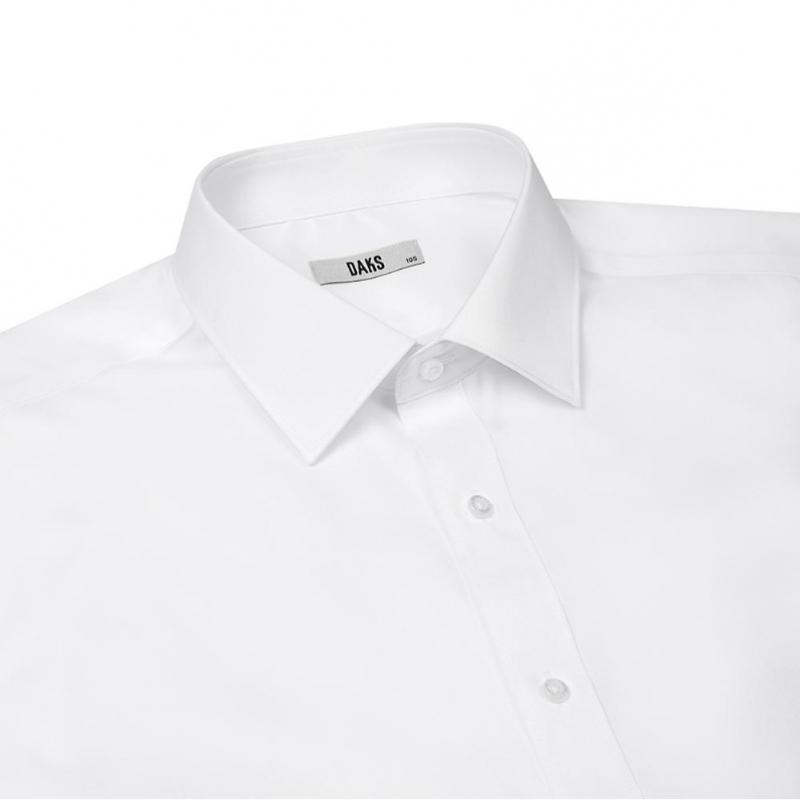 Daks 26ss Cotton Blend Solid Regular Fit Dress Shirt Dmp1shdl102a1