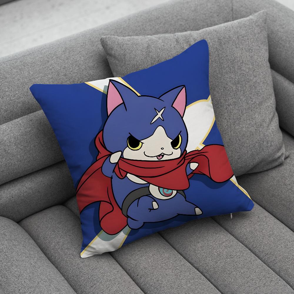 Yokai Cute Watch Pillow Case Soft Cushion Cases for Farmhouse Sofa Decor Home Decorations and Protector