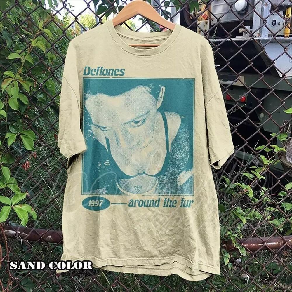 Deftones Band Tshirt Deftones Vintage 90 s Sand Graphic Unisex Tshirt S-5XL Unisex T-Shirt XXL