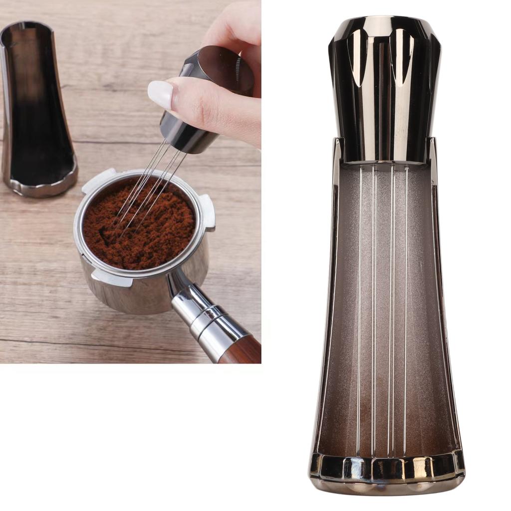 Stainless Steel Coffee Powder Stirring Tool Coffee Stirrer Distribution Tool for Home Kitchen Dinning Room
