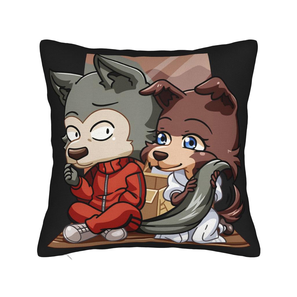 Animal Legoshi Set Wolf Pillow Case Soft Pillow Cover For Sofa Home Decoration Fashion Cushion Cover