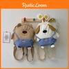 Cute Capybara Dog Animal Kindergarten Backpack Strap Lightweight Bag School