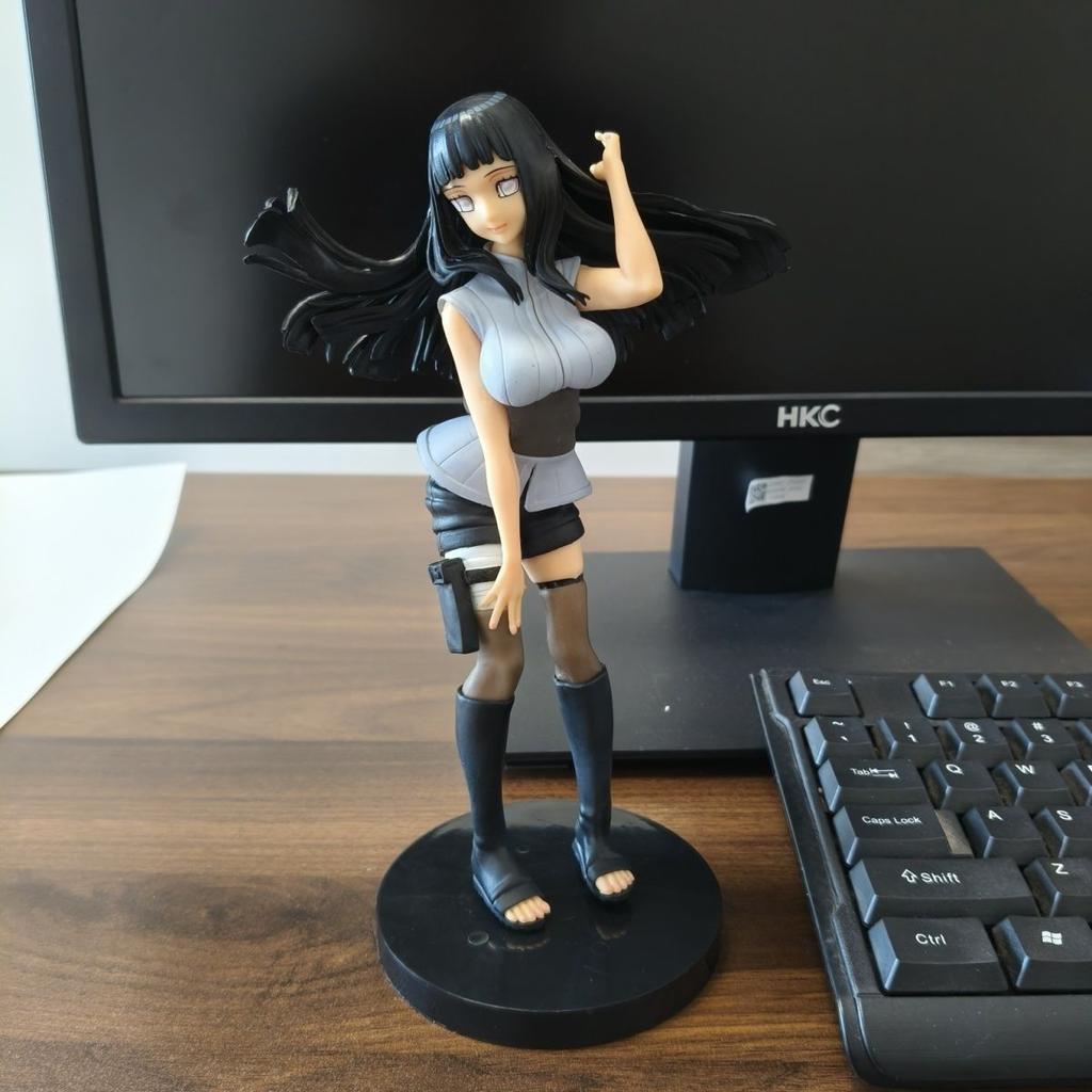 28cm Naruto Shippuden HinataHinata Anime Figure Movable Combat Pose Limited Collectible Model Doll Toy Gift Fans PVC for Kid Friendly Entertaining Fun