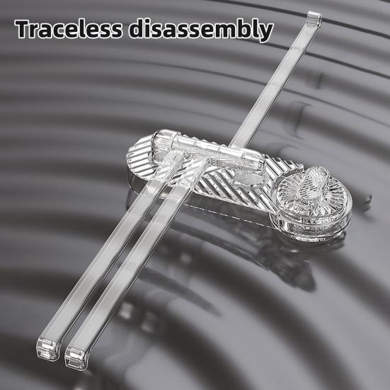 Yousheng 1/2Pcs Swivel Towel Rack Strong Load-Bearing Easy To Install 3-Arm Towel Bar Space Saving Wall Mounted Towel Holder