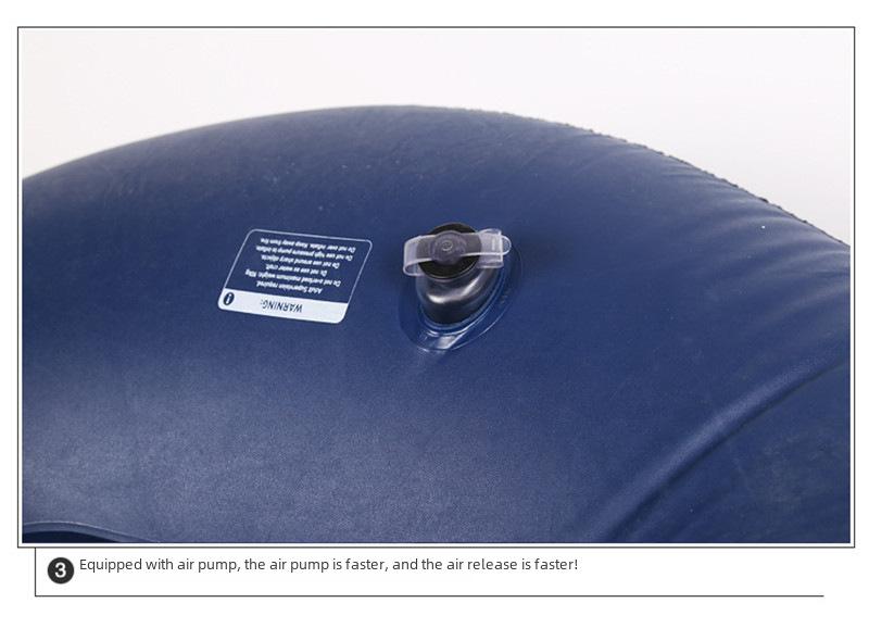 Inflatable Flocking Lazy Sofa Seat for Living Room