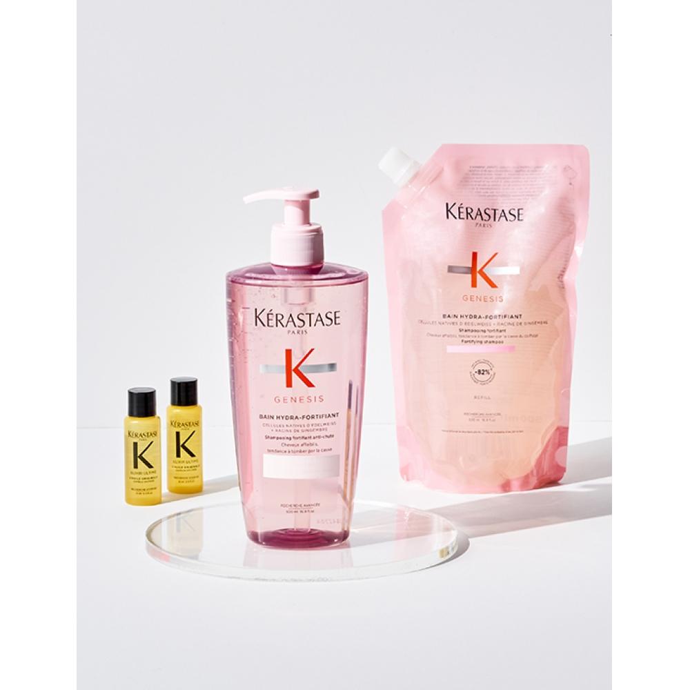Kerastaz Bang Genesis Sprout Shampoo 500ml Original Product+refill Set  Elixir Team 15ml 2