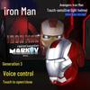 Iron Man 1:1 Wearable Jarvis Helmet - Electric Transforming Mask Toy for Kids