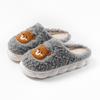 Cotton Slippers Winter Couple Non-slip Soft-soled Fluffy Slippers Thermal Shoes Indoor Home Slippers
