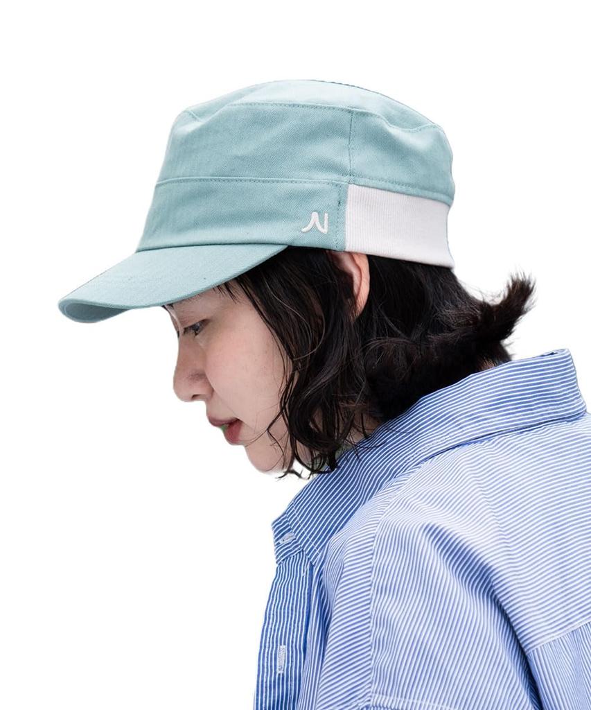 Cotton Rib Work Cap Hat for Men and Large For Does Not Get L Blue [Nakota] Women, Size, Summer, Autumn, Winter, Stuffy, Loose, Deep, Plain, Simple,