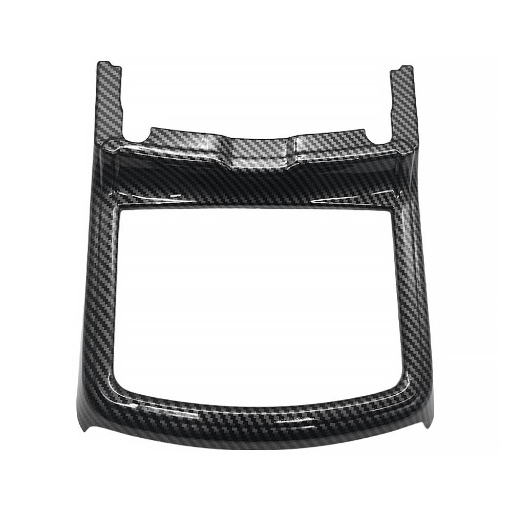 Carbon Fiber ABS Water Cup Frame Cup Holder Cover Sticker For Dodge Charger /Chrysler 300 2016- Auto Interior Accessories Carbon Fiber Look