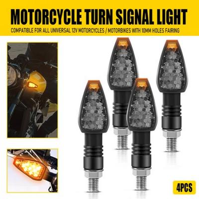 4Pcs LED Motorcycle Turn Signals Blinkers Lights For Honda CBR600RR CBR500R 300R