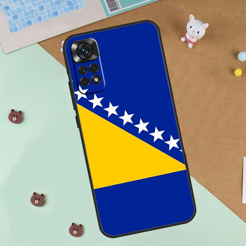 

Bosnia Flag Case For Xiaomi Redmi 14C 10C 12C 13C Cover For Redmi Note 13 Pro 14 9 10 11 12 10S 11S 12S Redmi 9C