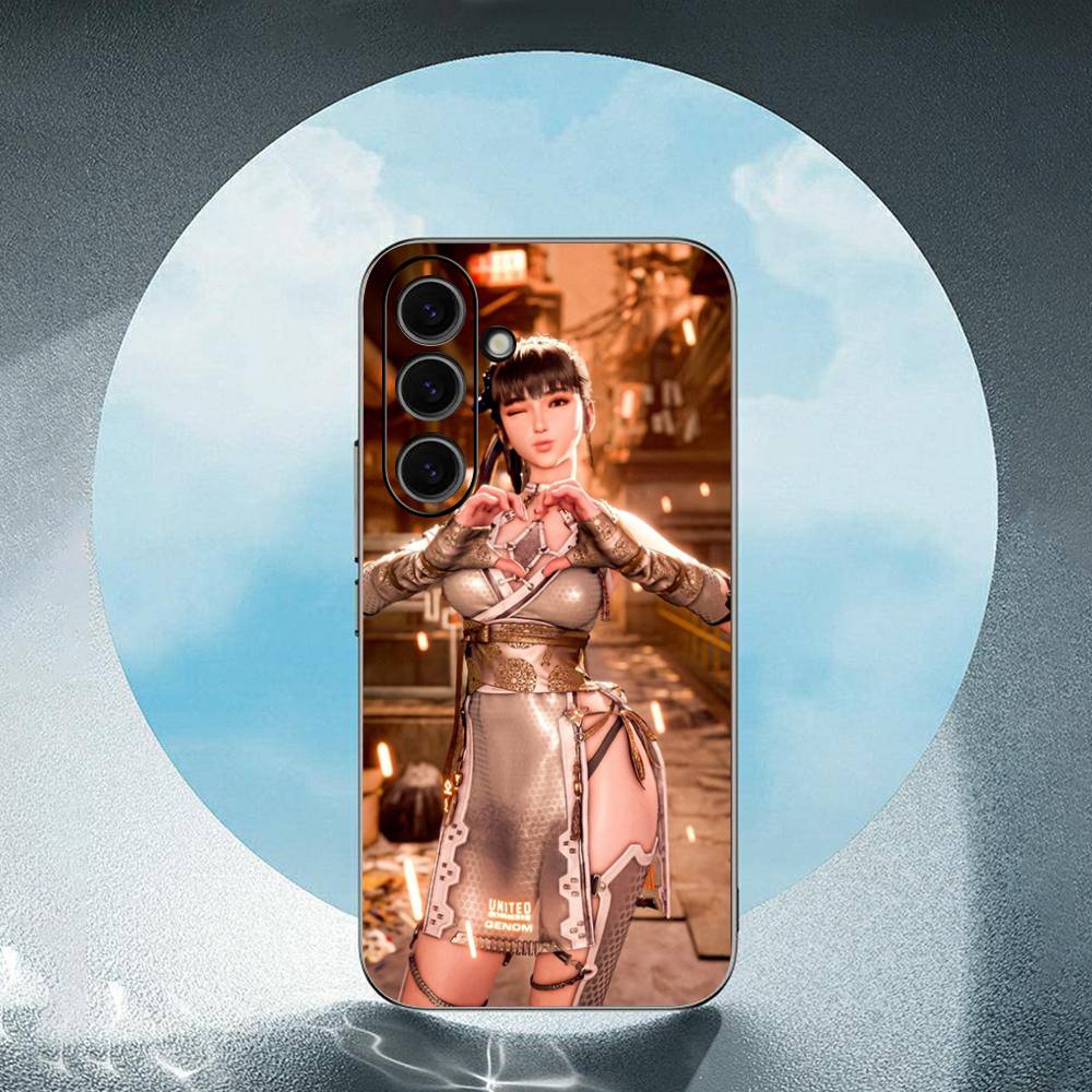 Stellar Blade ANIME For Samsung Galaxy S25 S24 S23 Ultra S22 S21 Plus S20 Black Soft Silicone Protective Case