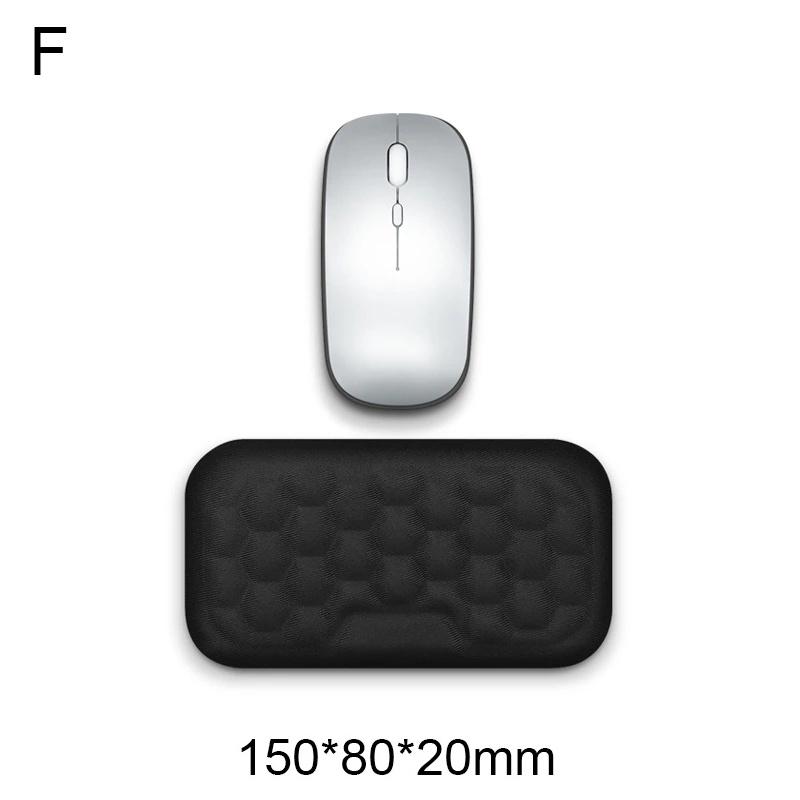 Ergonomic Soft Massage Memory Foam Keyboard Mouse Wrist Rest Shiatsu Wrist Support Anti‑Slip for Office Gaming Computer Laptop