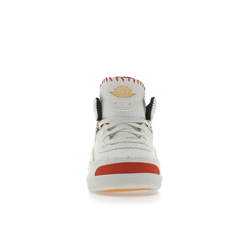 Maison Château Rouge X Air Jordan 2 TD United Youth International Baby Sneakers Cream Sail Citron-Pulse DO5274-180