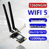 MT7925 Tri-band PCIe Network Card - WIFI7 Gigabit 5G/6G for Desktop