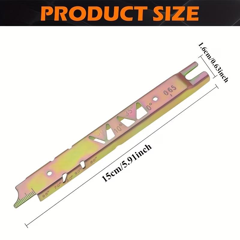 Chainsaw Depth Gauge File Chain Kit Accs Guide Carbon Steel For Chain Saw Raker Removal Practical