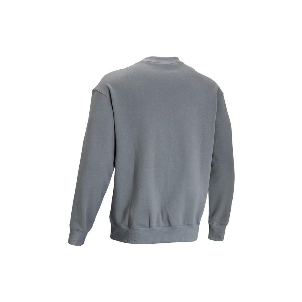 Under Armour Solid Color Brand Logo Print Pullover Crew Neck Long Sleeve Sweatshirt Men Sweatshirt Gray 1376612-035