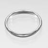 TIFFANY&Co. Forever Classic Band Ring 0.1" Band Pt950Platinum #7.8(US Size) 4.98g Mens Used