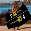 Arrivals And Departures Big Microfiber Beach Towels Quick Dry Towel Sand Beach Towels Pool Towel for Travel Swim Pool Yoga