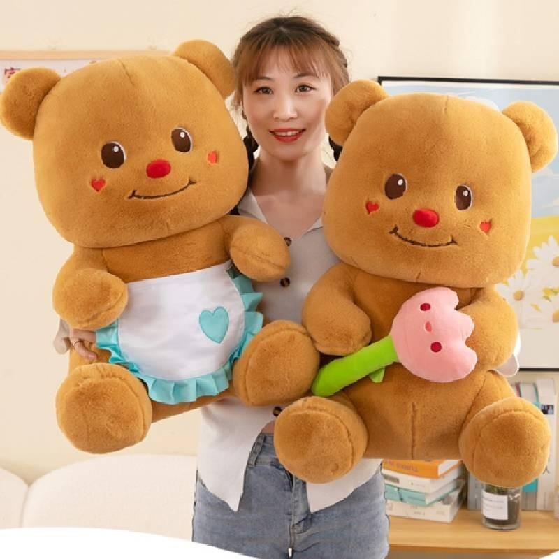 Thai Butter Teddy Bear Plush Toy Soft And Cuddly Stuffed Animal Gift**