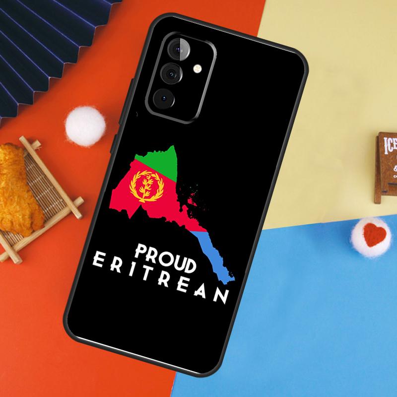 Eritrean Flag Case For Samsung Galaxy A53 A33 A13 A54 A34 A14 A56 A36 A16 A06 A12 A32 A52 A35 A17 A15 A55
