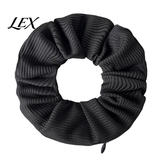 Polyester Elastic Hair Holder Pocket Scrunchies Ties with Hidden Zipper, Ponytail Portable Secret Stash Scrunchie Compartment, Scrunchies, Bands