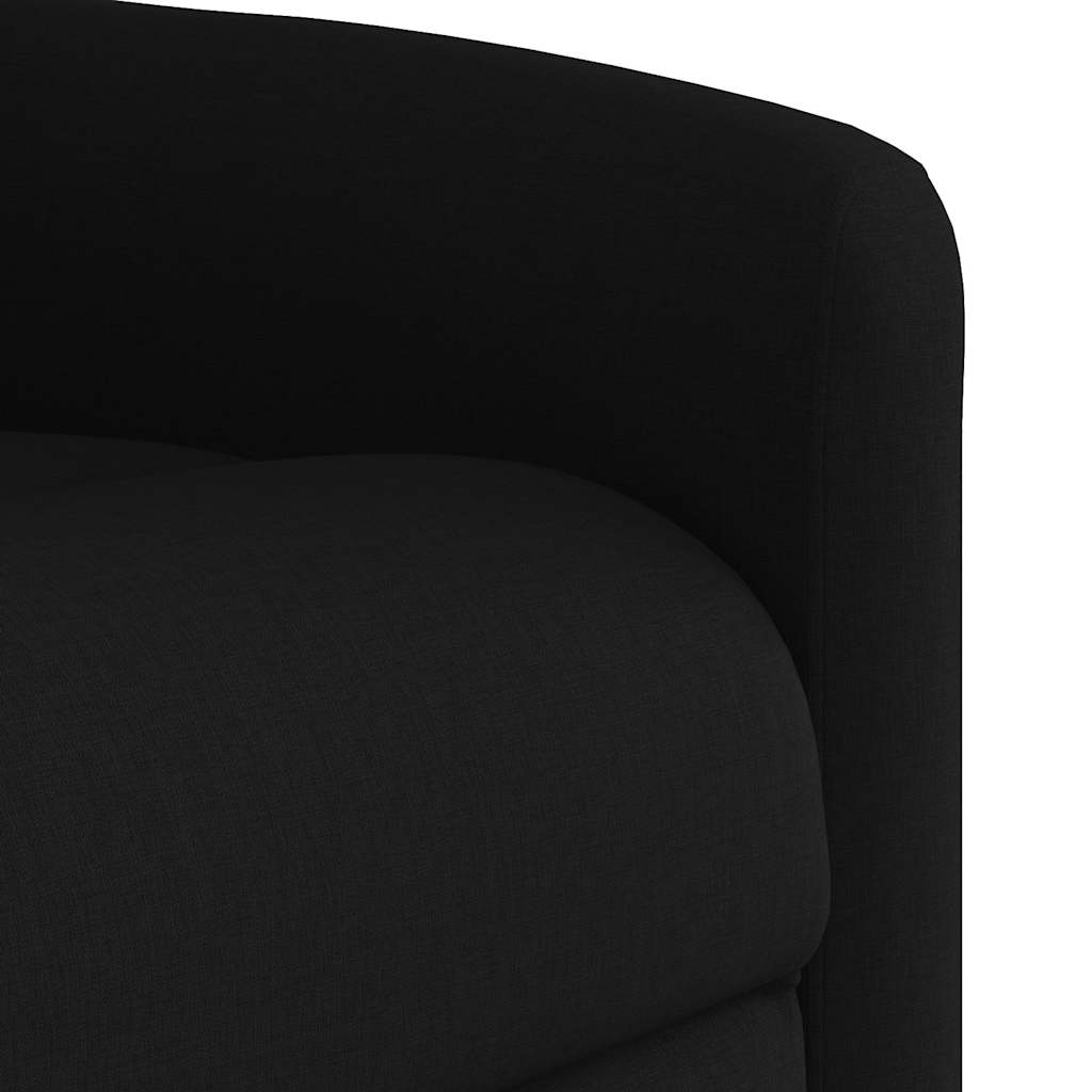 Recliner with Rising Aid Black Fabric
