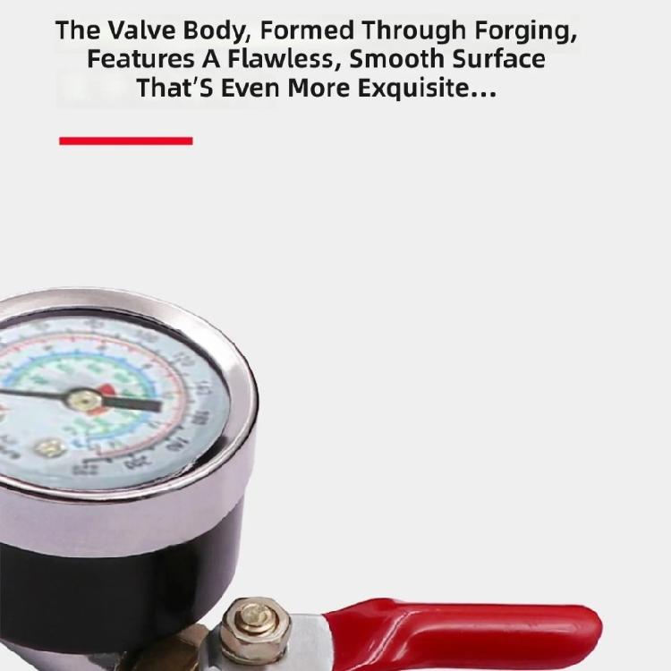 High Precisions Tire Inflator With Metal Nozzle And Pressure Gauge Perfect For Commercial Vehicle Maintenance
