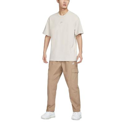T Shirts Men's White Crew Neck Moderate Straight Fit DO7393-030-X