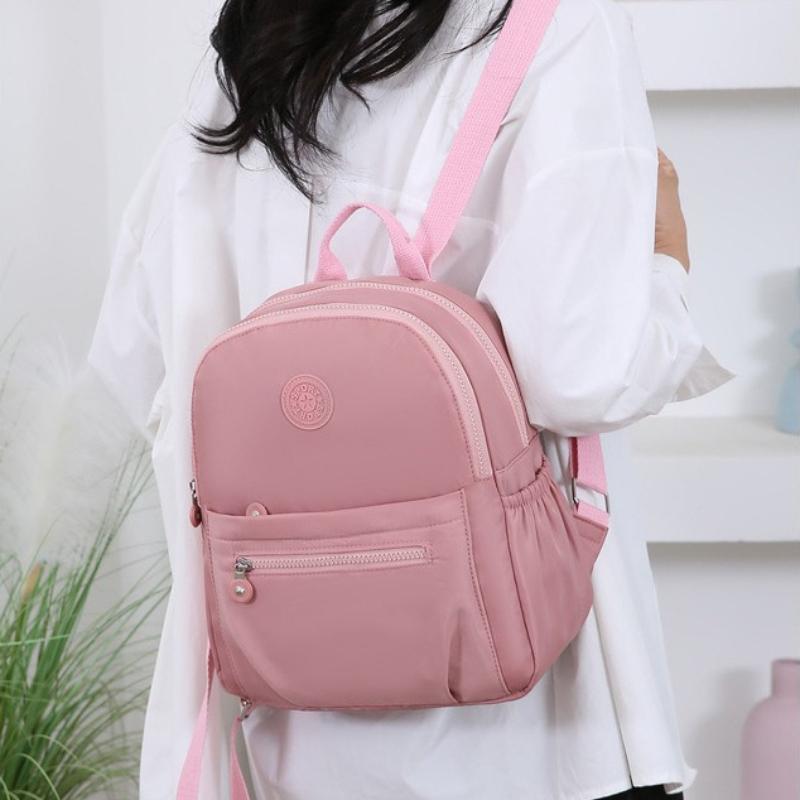 Large Capacity Backpack Simple Fashionable Student Schoolbag Portable Backpack for Outdoor Travel Commuting Bag Multifunctional Waterproof Women's Bag
