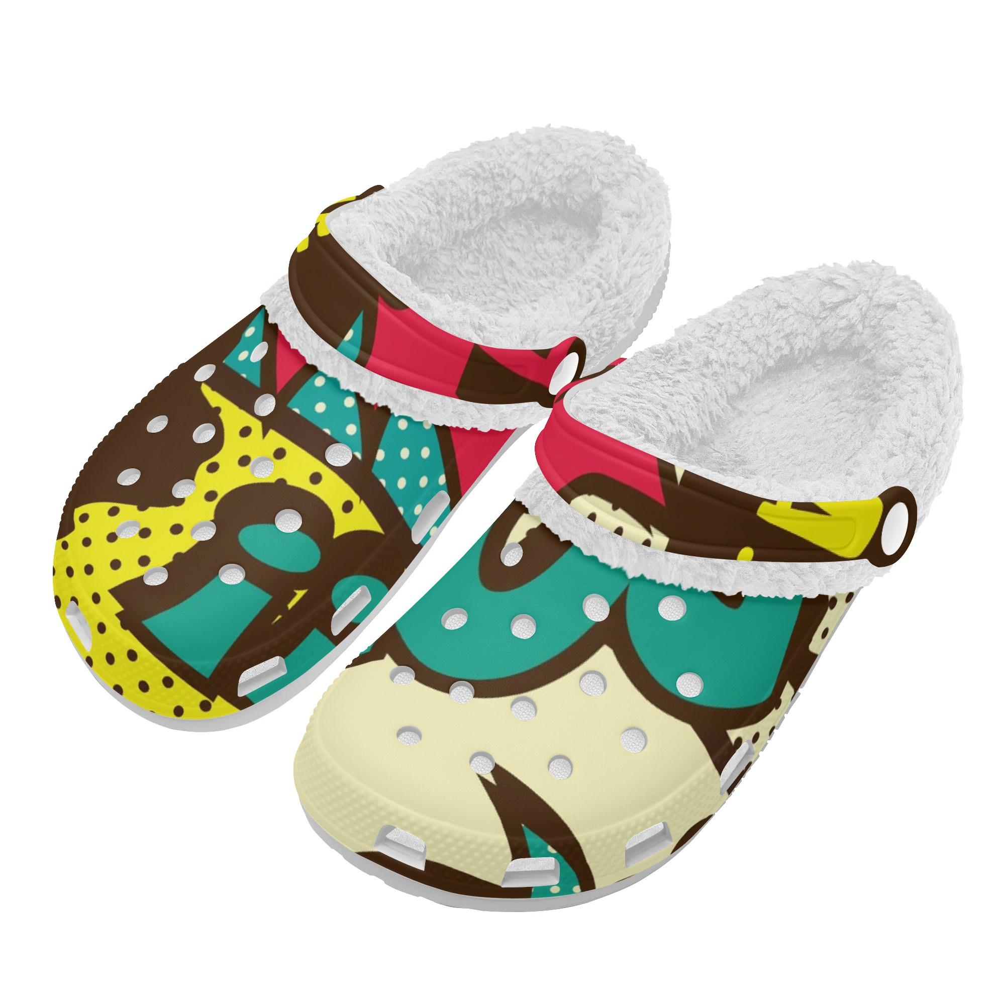 

1 пара унисекс белые зимние клоги с теплой подкладкой, ЭВА, обувь слипоны, мягкий пушистый интерьер, легкие, для повседневного комфорта, противоскользящая подошва для дома и улицы 48 белый