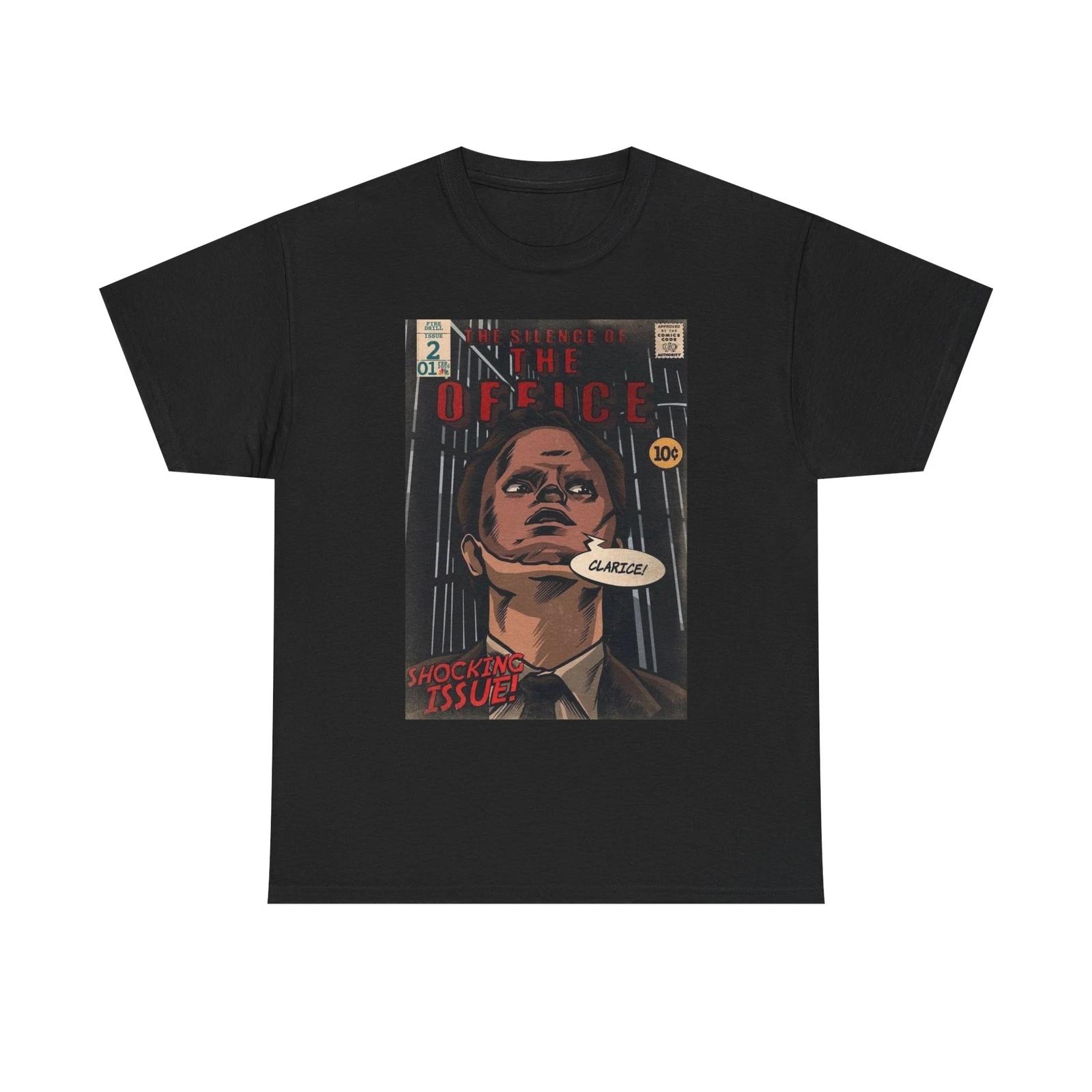 Men s and Women s T-shirts Silence Of The Office Graphic S