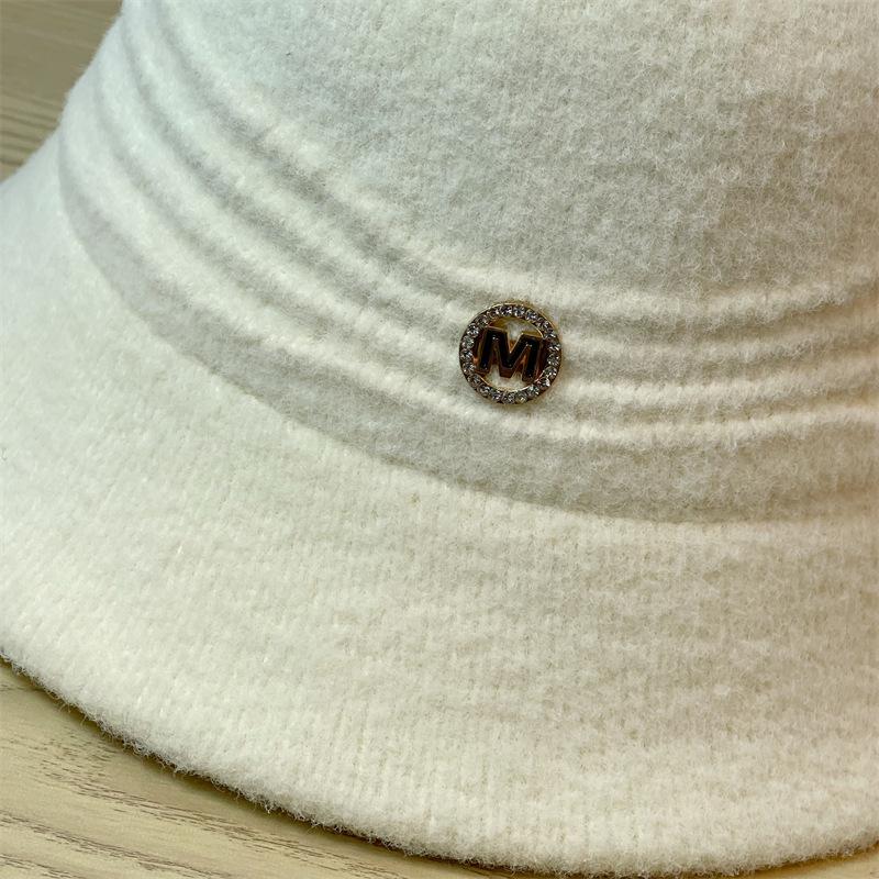 Hat Women Autumn and Winter Warm Knitted Bucket Hat Fashion Bucket Hat Basin Hat