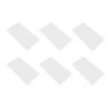 10PCS Tattooing Microblading Practice Skin Double Sides Blank 2mm Thickness Silicone Tattoo Practice Skin for Eyebrow