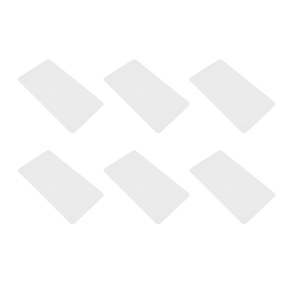 10PCS Tattooing Microblading Practice Skin Double Sides Blank 2mm Thickness Silicone Tattoo Practice Skin for Eyebrow