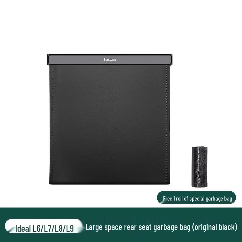 Universal Car Trash Can: Seat-Mounted Interior Storage Accessory for L6, L7, L8, L9, i6, i8, MEGA Models