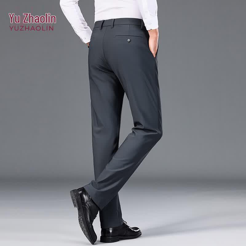 YUZHAOLIN Men's Stretch Business Casual Trousers