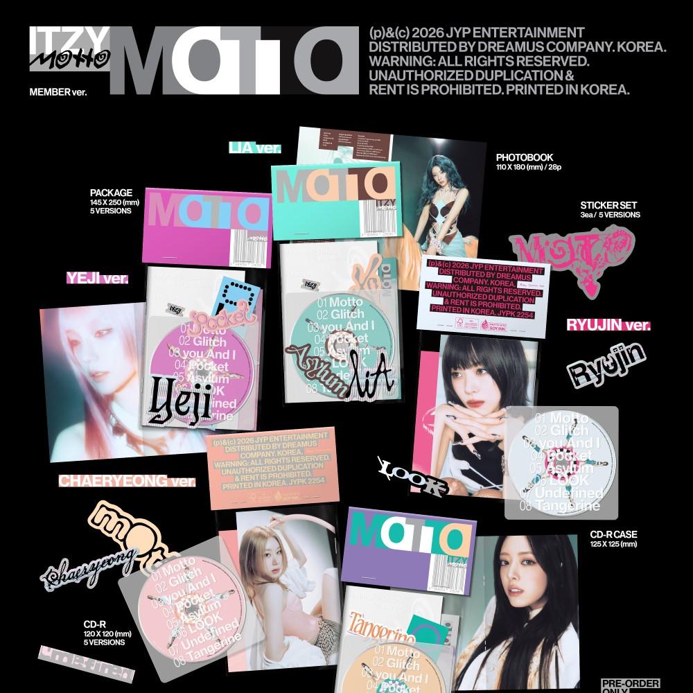 ITZY [MOTTO] Mini-Album MITGLIED