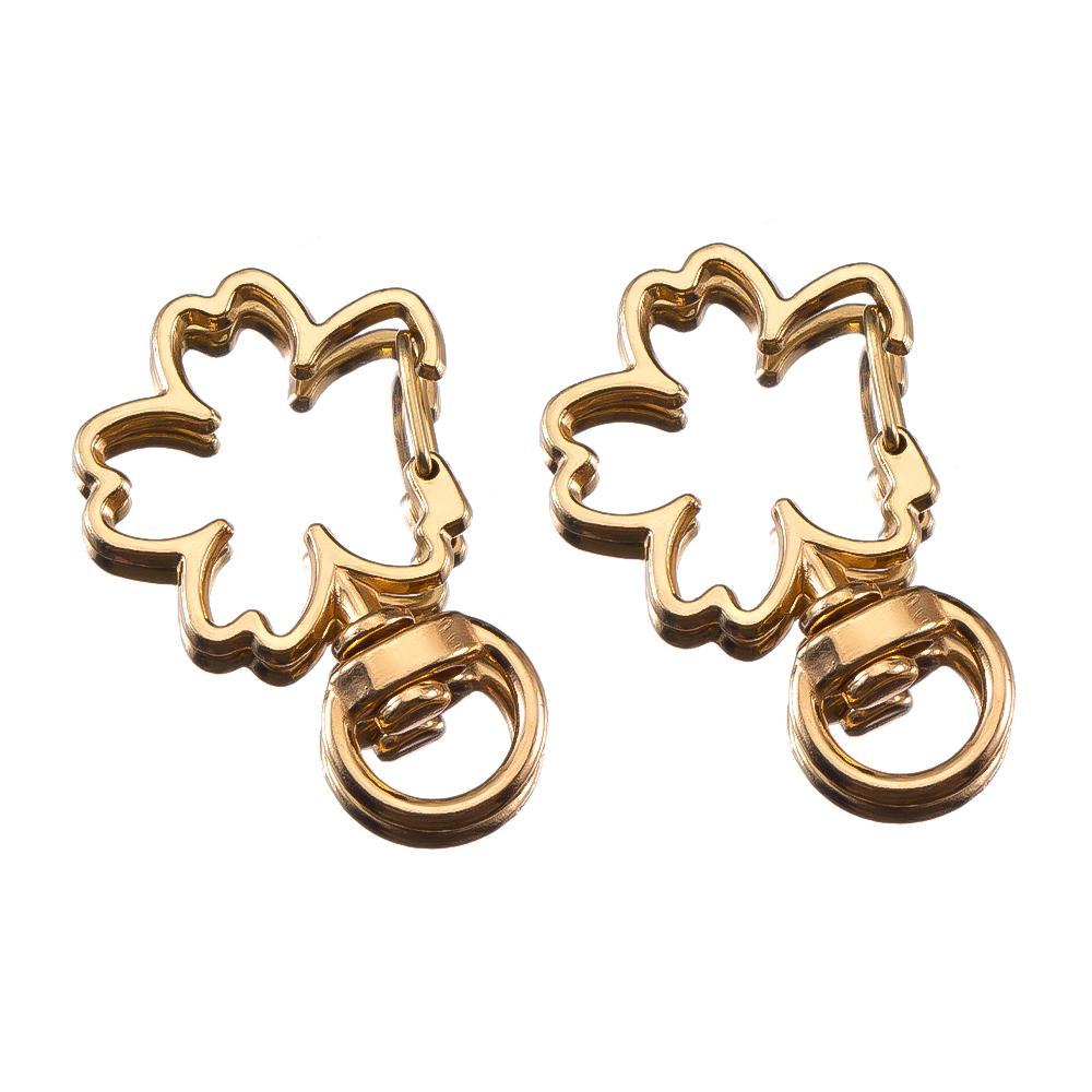 5pcs Pet Dog Buckles Connector Openable Metal Sping Clasp Star Heart Cat Flower Ring Carabiner Keychain Bag DIY Jewelry Findings