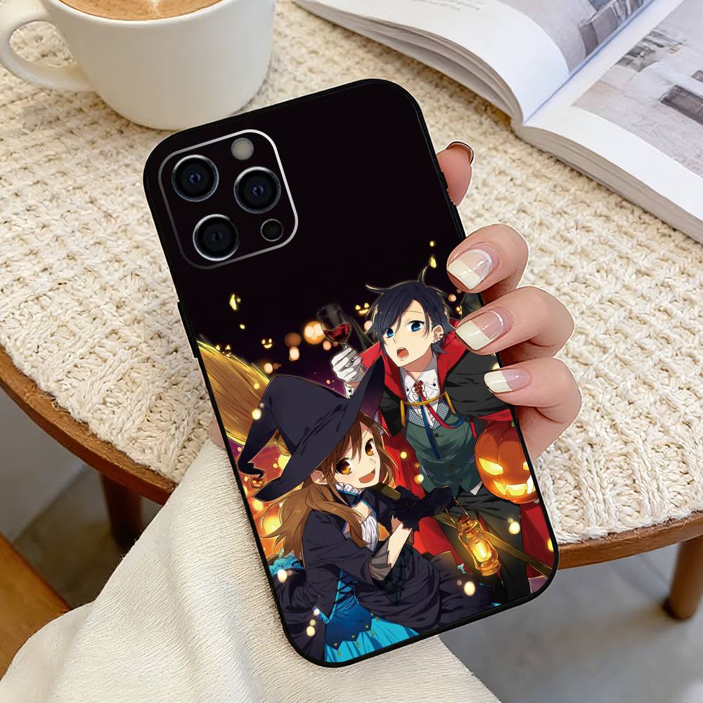Anime H-Horimiya-a Phone Case Silicone Soft For IPhone 17 16 15 14 13 12 11 X XR Plus Pro Max Plus