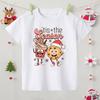 Its The Most Wonderful Time of The Year Print Kids Shirts Christmas Party Boys Girls Outfit Holiday Child Tshirt Xmas Clothes