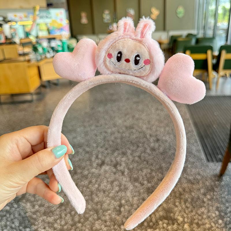 Face Wash Plush Headband Non Slip Hair Band Accessories Cartoon Gift